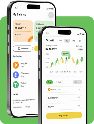 Yavi Portencia interfaz de plataforma de trading con datos de mercado en vivo